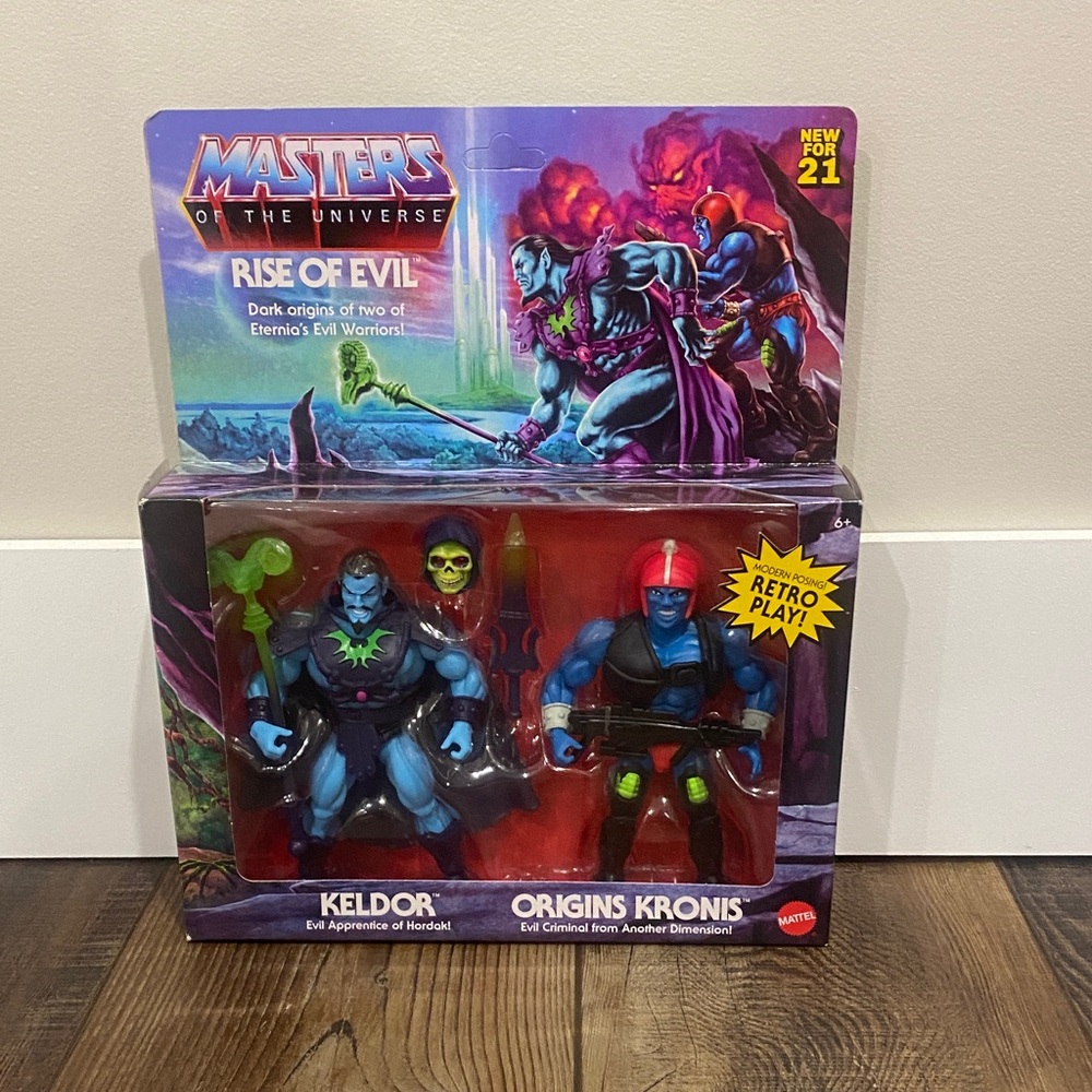 Brand New Mattel Masters of the Universe Keldor and Kronis Action Figures